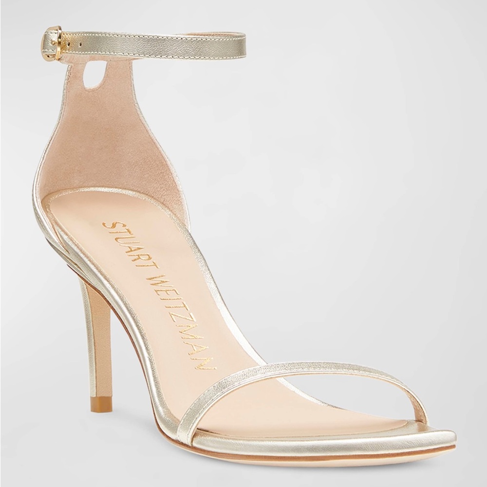 Stuart Weitzman Nudistcurve Heels Size 5 New $475 - image 2